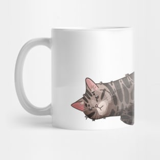 Lazy tabby cat - gift for cat lovers Mug